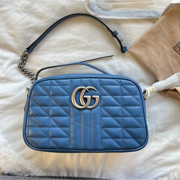 Gucci GG Marmont Quilted Shoulder Bag - Picture 2 of 14